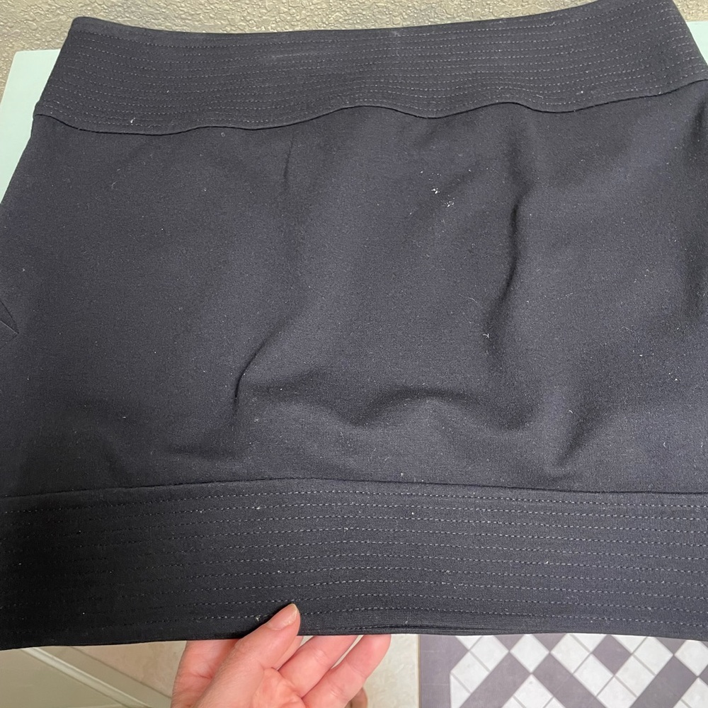 Vintage Diana von furstenberg black mini skirt